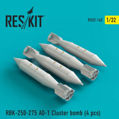 ResKit RS32-142 1:32 RBK-250-275 AO-1 Streubombe (4 Stück)