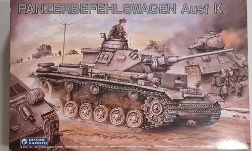 Gunze Sangyo 1/35 Panzerbefehlswagen Ausf K Model Kit