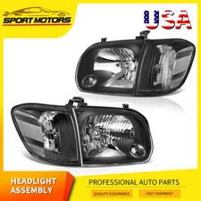 Headlights for 05-06 Toyota Tundra Crew Cab 4-Door / 05-07 Sequoia Black Housing