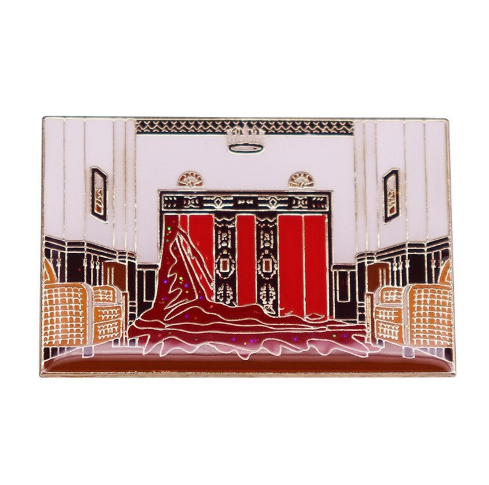 The Shining Blood Elevator Flood Overlook Hotel Horror Movie 1.3" Enamel Pin