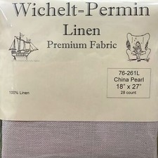 Wichelt Zweigart 28 cnt linen cross stitch embroidery China Pearl neutral DMC 05