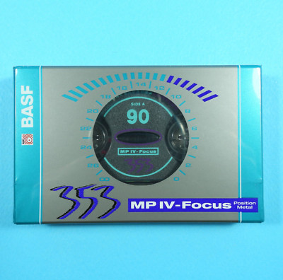   1x BASF 353 MP IV - Focus 90 metal * Type 4 * Cassette Kassette *SEALED* 1995