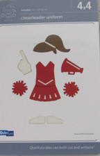QuicKutz Cheerleader Uniform 4x4 1 cutting dies REV-0268-S