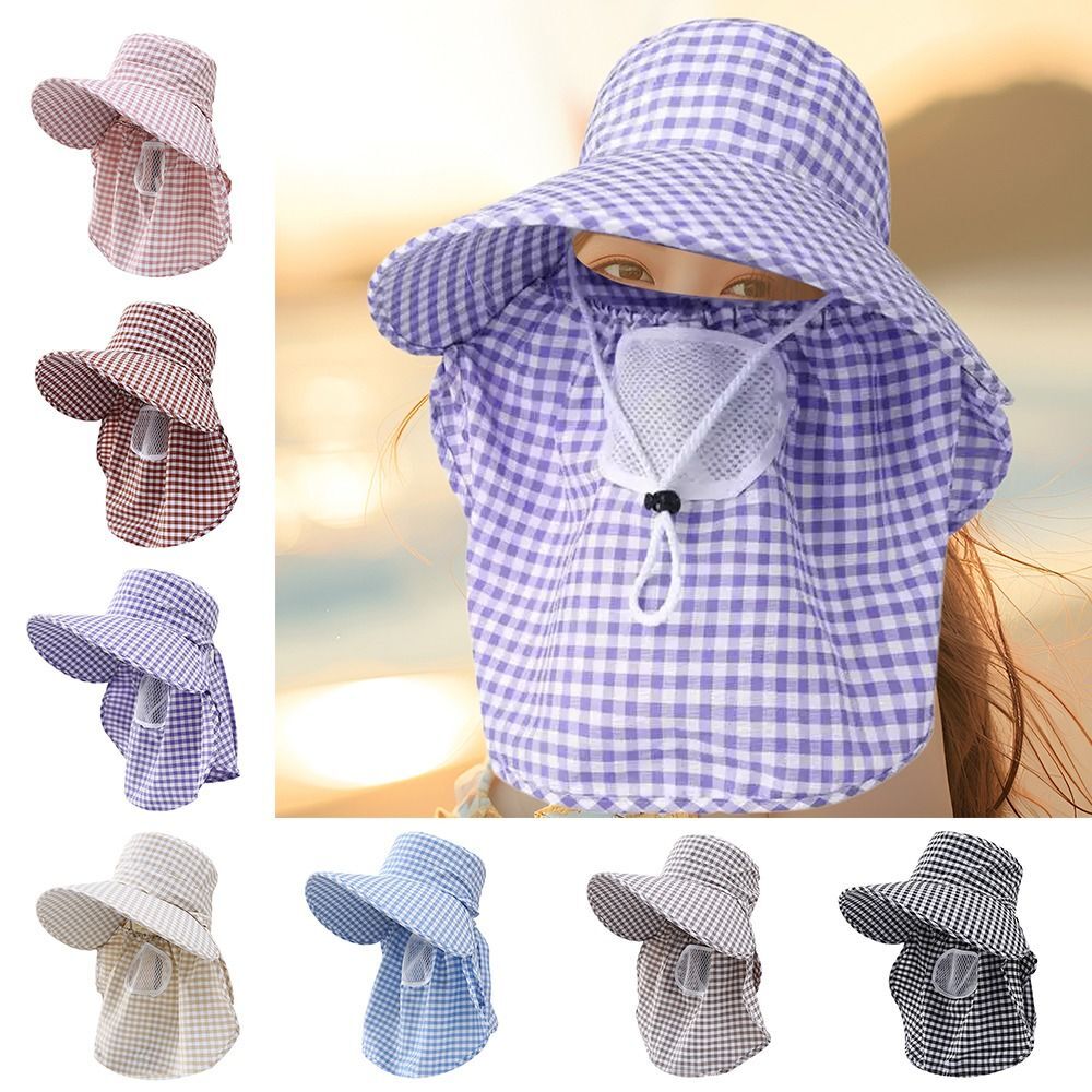 APL Cappello da sole a tesa larga viso e collo copri viso berretto estivo