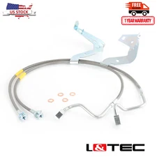 L&TEC Extended SS Brake Line (FRONT) 08-15 Ford F-250 F-350 Super Duty 4-6" lift