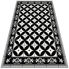 Vinyl Carpet Floor Rug Mat Home Decor Hallway Kitchen 80x120 Wheels in tiles