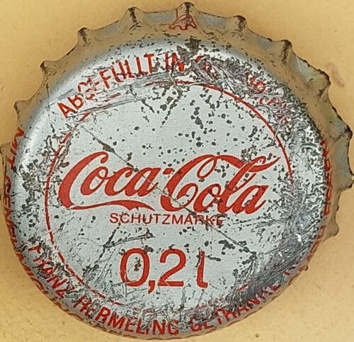 Alter Kronkorken 0,2 l Coca-Cola, Randschrift, Franz Hermeling, gebraucht - Bild 1 von 1
