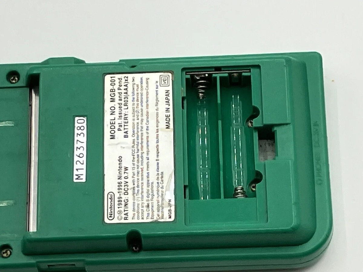 Nintendo Gameboy Pocket Green Console Only NTSC-J Region