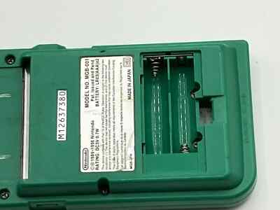 【新品・未使用】GAMEBOYpocket グリーン Nintendo Gameboy Pocket Green Console Only NTSC-J Region