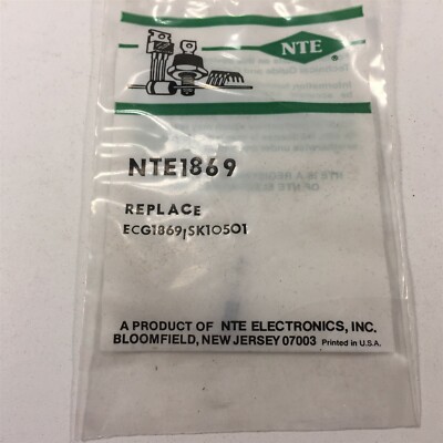 (2) NTE NTE1869 Integrated Circuit 3 Terminal Variable Voltage Regulator - 2/Lot