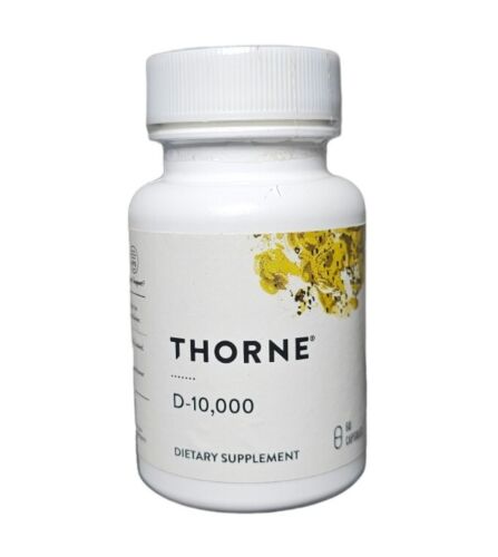 Thorne Research D-10,000 IU Dietary Supplement 60 Capsules