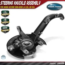 Front LH Steering Knuckle & Hub Bearing Assy for Honda Accord 1998-2002 4 Stud