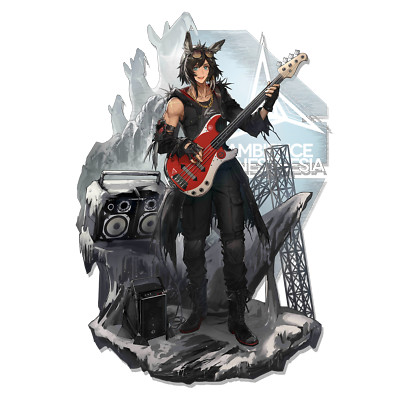 Anime Arknights Courier Arknights  Gaming Mat Desk 46810