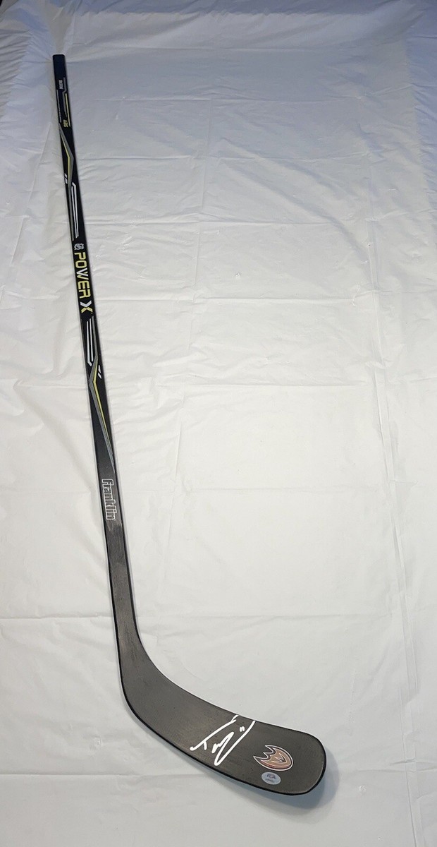 TREVOR ZEGRAS SIGNED AUTOGRAPH FULL SIZE HOCKEY STICK ANAHEIM