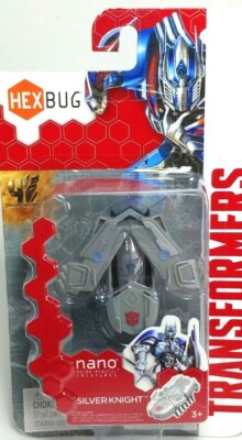 Hexbug Transformers Hex Bug Nano SILVER KNIGHT Micro Robotic Creature Kids Toy