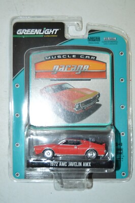 Greenlight Muscle Car Garage 1972 AMC Javelin AMX RED 1:64 scale