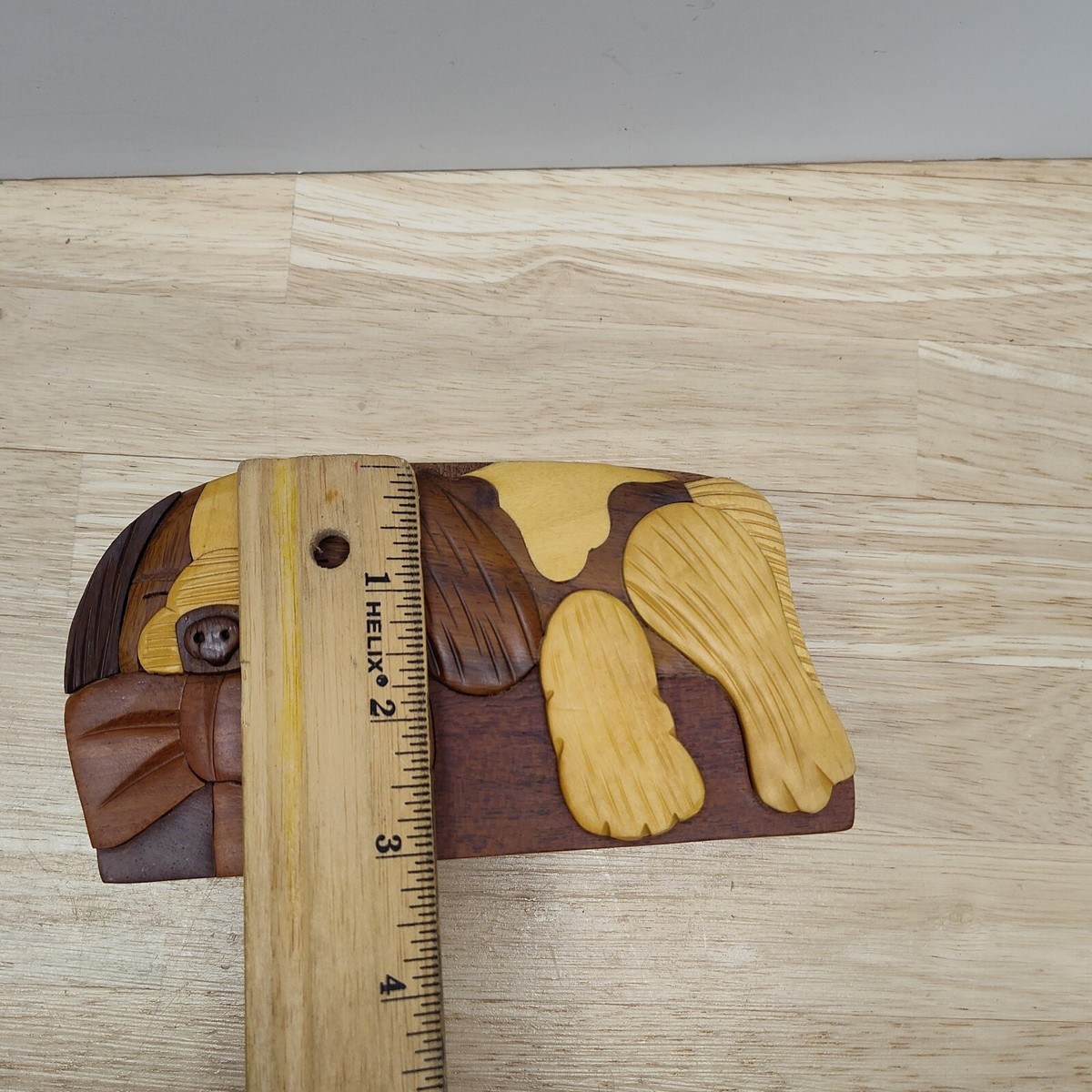 Carver Dan's Handcrafted Wood Puzzle Box 