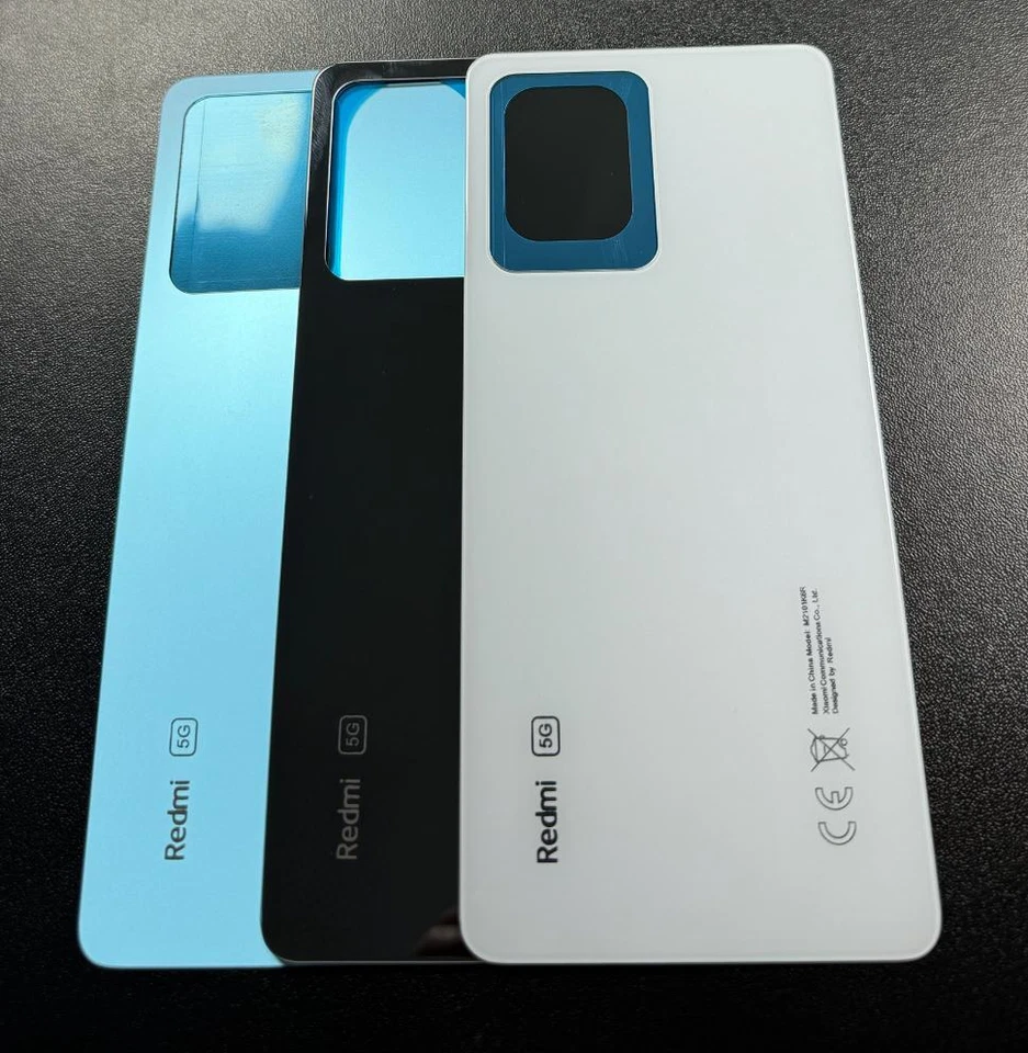 Xiaomi Redmi Note 12 Pro 5G Backcover Akkudeckel Schwarz Grau Weiß Blau