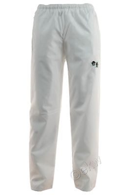White waterproof lawn bowling trousers 