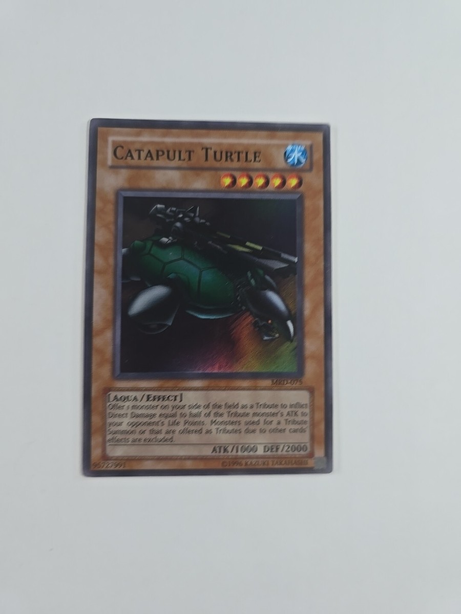 Yugioh Catapult Turtle MRD-075 Super Rare Original Print LP Yugioh Catapult Turtle MRD-075 Super Rare Original Print LP