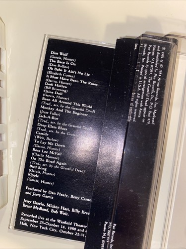 1984 GRATEFUL DEAD RECONING 2 RECORD CASSETTE TAPE - ARISTA USA - Picture 4 of 5