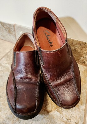 VTG 80s 90s Clarks Men 10 (Fits 11) Brown‎ Leather Low Top Loafer Boots Portugal Vintage Clarks Boots - Etsy Australia main image 3