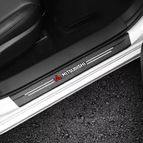 Car Threshold Strip Door Plate Sill Scuff Cover Sticker for Mitsubishi - Picture 2 of 7