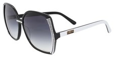 Black Flys FLY GIRLS Sunglasses FEATHERED FLY S BLACK WHITE Smoke Gradient LENS