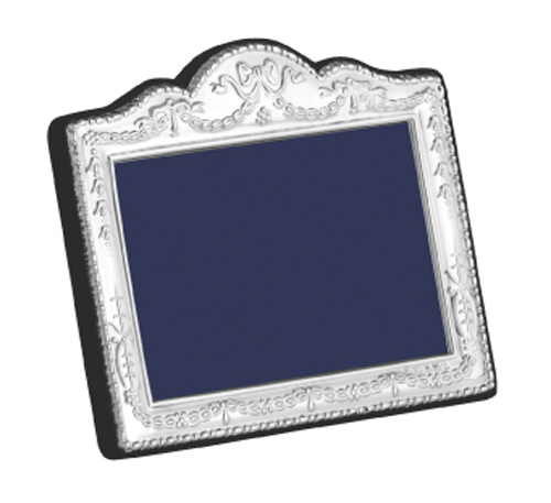 Solid Silver Photo Photograph Frame Swag Bow 2 5 X 3 5 By Carr S Ornate Ebay