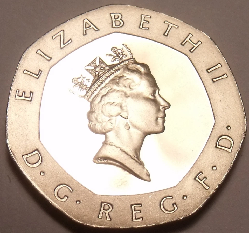 Cameo Proof Great Britain 2002 20 Pence~The Mints Best Work~Free Shipping - Image 2 of 2