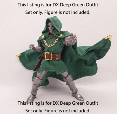 0011 Marvel Legends Dr. Doom Dedicated DX Deep Green Outfit Set
