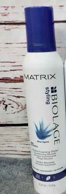 Matrix Biolage BLUE AGAVE HYDRA-FOAMING Styler Conditioning MOUSSE -234g/8.25 oz