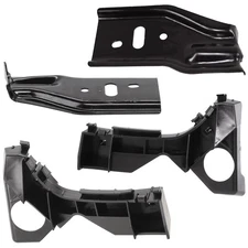 Bumper Face Bar Brackets Retainer Mounting Braces Set of 4 Left & Right