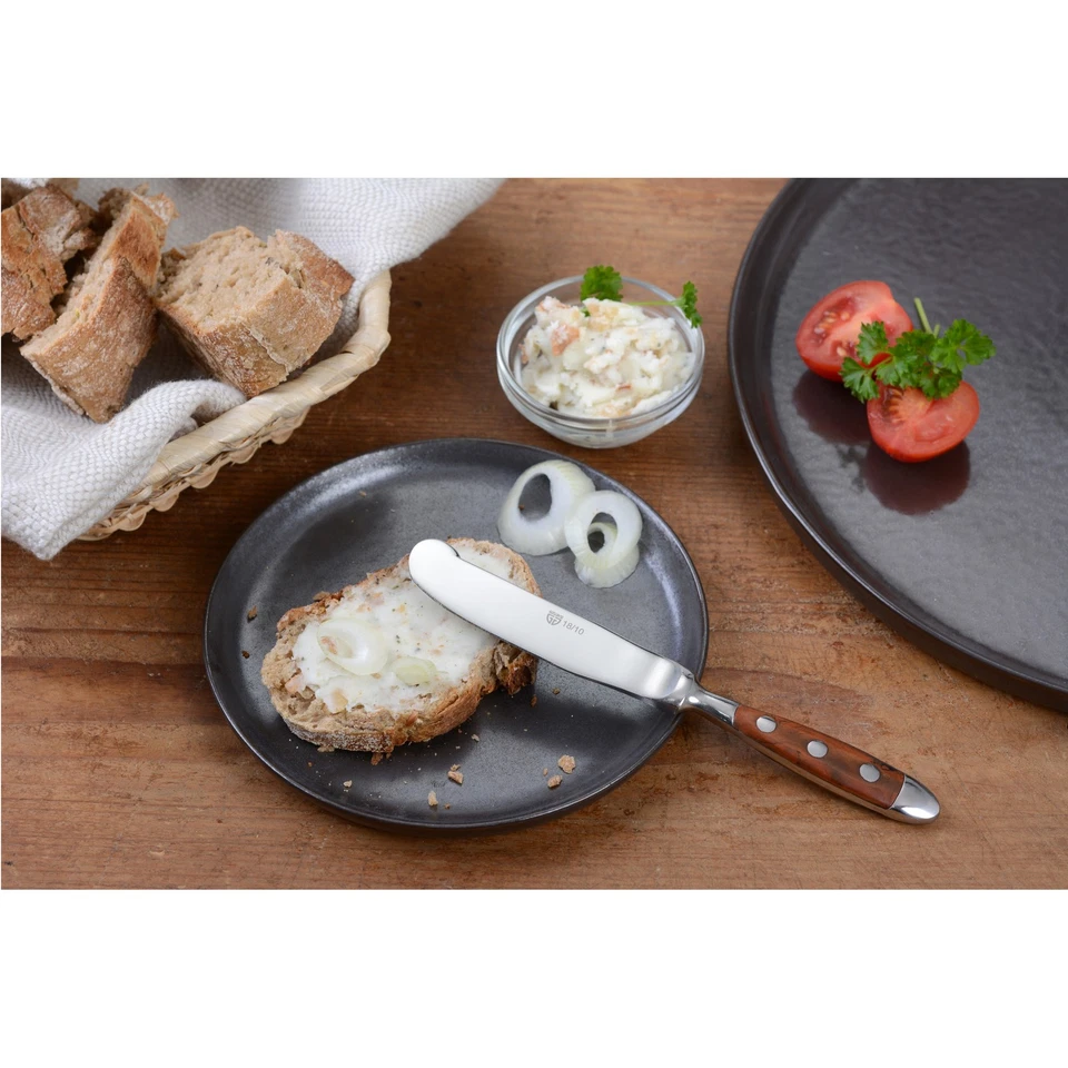 GRÄWE Buttermesser geschmiedet, Serie Nürnberg, BRAUN, Edelstahl 18/10 - Bild 3 von 3