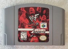 WWF Attitude Nintendo 64 N64 Authentic Cartridge Tested