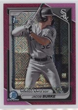 2024 Bowman Chrome Prospects Mega Box Fuchsia Mojo Refractor Jacob Burke 0om0