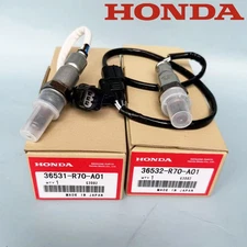 Honda OEM 2X Upstream+Downstream Oxygen O2 Sensor 36531-R70-A01  36532-R70-A01