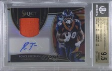 2018 Select Rookie Signature Memorabilia Royce Freeman BGS 9.5 GEM MINT Auto g6p