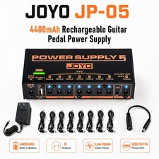 JOYO Rechargeable Battery Pedal Power Supply for Guitar Effect Pedals USB Output