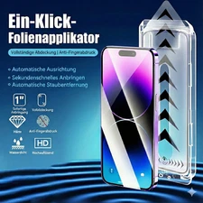 ★ Armor Film with Mounting Aid For iPhone 17 16 15 14 13 Pro Max Air Protector Glass