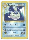 Dewgong HP 25/102 Shadowless Base Set Pokemon TCG Regular