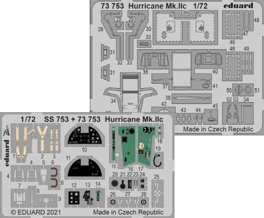 Eduard ED73753 1:72 Hawker Hurricane Mk.IIc