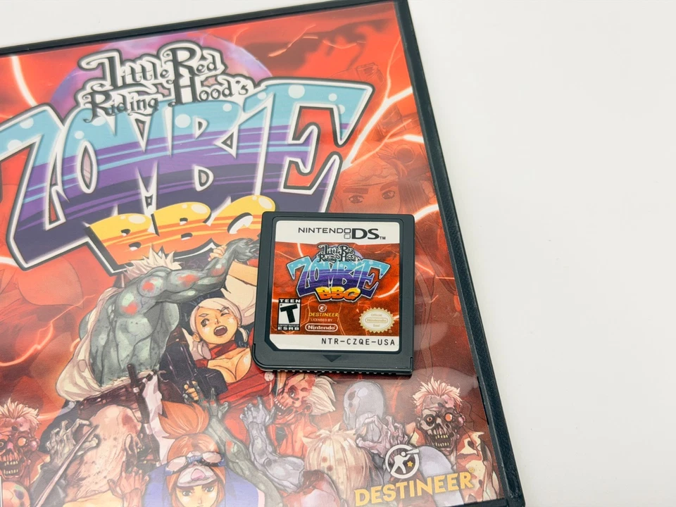Auténtico estuche e insertos de juego Little Red Riding Hood's Zombie BBQ (Nintendo DS) Foto 2 de 4