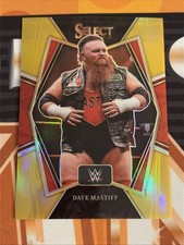 2022 Panini Select WWE - Premier Level Dave Mastiff #151 Gold Prizm /10 (RC)