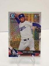 Dennis Santana 2018 1st Bowman Chrome Mojo Refractor #BCP36