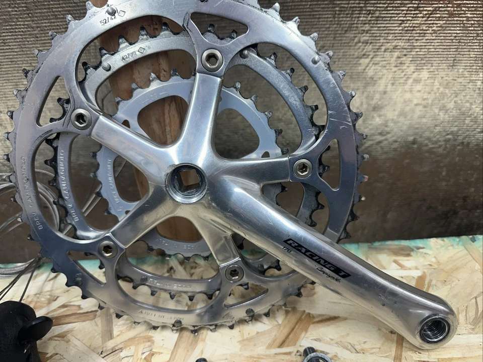 Campagnolo Chorus Silver 9 Speed Racing T Triple Groupset 3x9 Shifters 170 Crank - Image 3 of 4