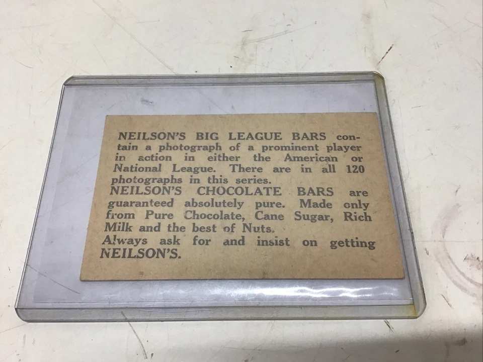 Eddie Collins 1922 American Caramel Serie de 240 (E120) Autenticado por eBay Foto 3 de 3