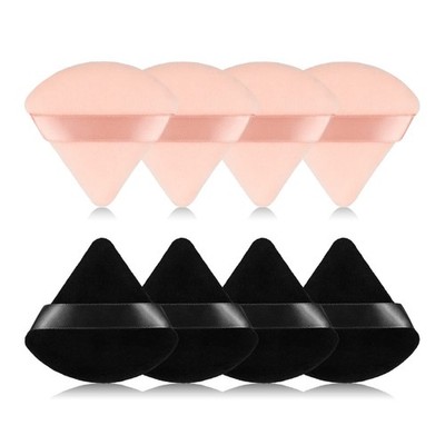 8Pcs of Triangular Puff Makeup Sponges, Made of Super-soft Velvet, Designed f...