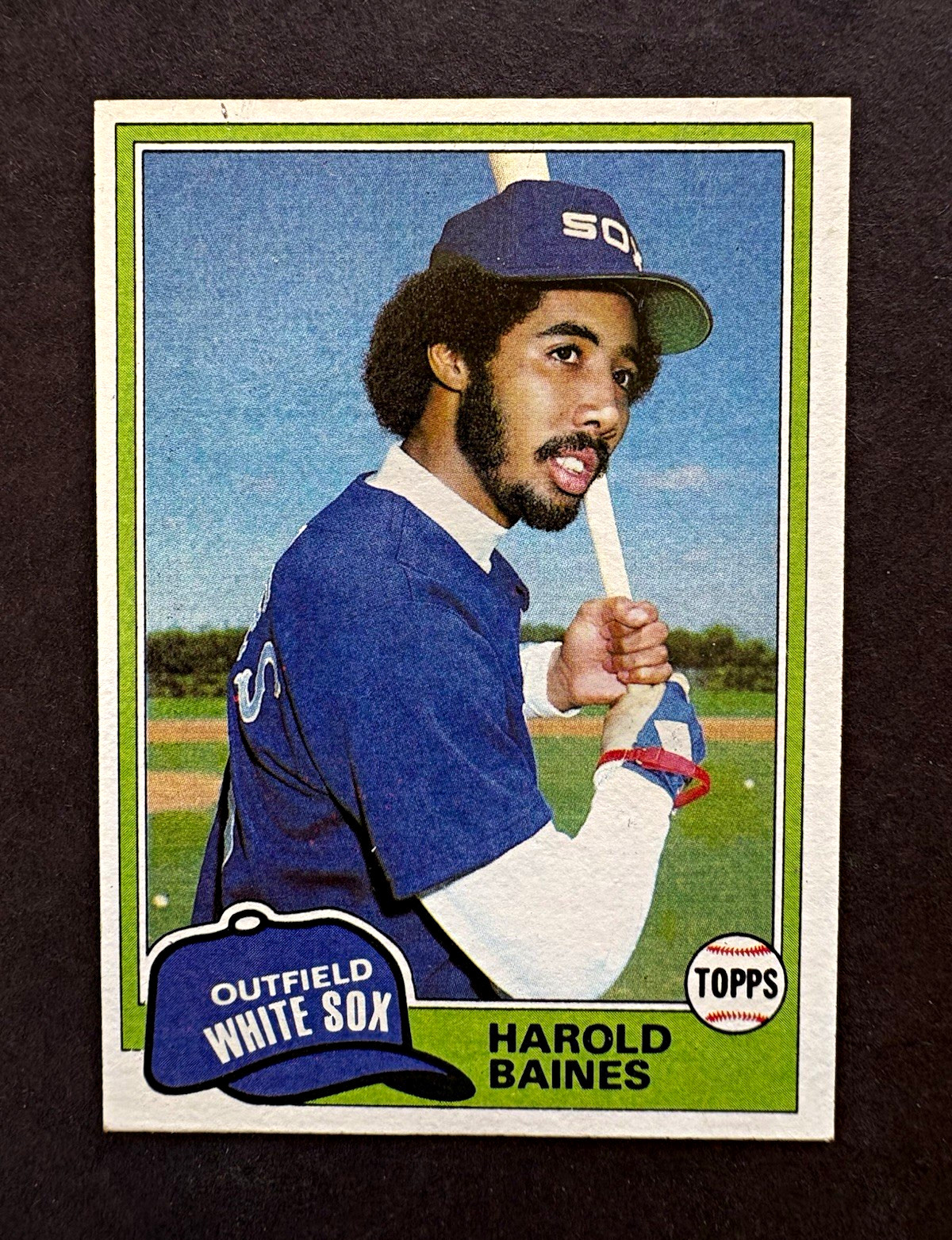 Topps 1981 Topps Harold Baines #347 RC Rookie Base Set Chicago White Sox