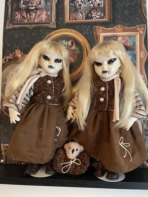 Mad Dead Puppen Spooky Horror Gothic Hand Made Unikat dunkel und anders.  